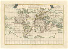 World and California as an Island Map By Pierre Du Val