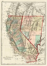 California Map By J. David Williams