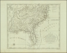 United States, Mid-Atlantic, South, Tennessee, Southeast, North Carolina and Midwest Map By Joseph Purcell