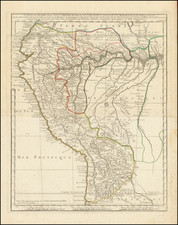 Carte de la Partie Merdionale du Perou Pour servir a l'Histoire des Incas . . . 1739