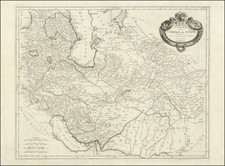 Central Asia & Caucasus and Persia & Iraq Map By Paolo Santini / Giovanni Antonio Remondini