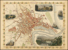 Scotland Map By John Tallis