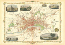 Scotland Map By John Tallis