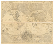 World and Celestial Maps Map By Samuel Dunn