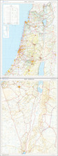 Holy Land Map By Survey of Israel