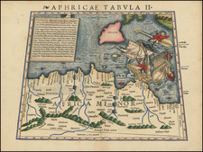 Malta, Sicily and North Africa Map By Sebastian Munster