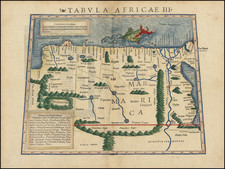 (First state!) Tabula Africae III [includes Babylon, the Nile and the Red Sea] By Sebastian Munster