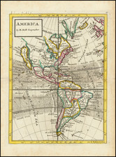 California as an Island and America Map By Herman Moll