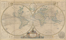 World and California as an Island Map By Herman Moll