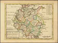 Germany Map By Herman Moll