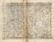 Europe, Poland, Baltic Countries and Germany Map By Giacomo Gastaldi