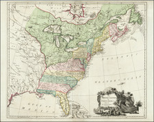 United States and American Revolution Map By William Faden