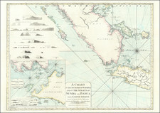 A Chart of the South Part of Sumatra and of the Straits of Sunda and Banca. with Gaspar Straits Corrected and Improved from the Observations of Capt. Jos. H. Huddart__Capt. John Hall and Capt. Henry S. Smedley . . . 1794 By Laurie & Whittle