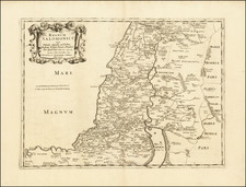 Holy Land Map By Tipografia del Seminario