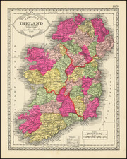 Ireland Map By H.C. Tunison