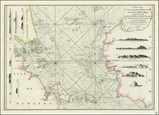 A New Chart Containing the Southwest Part of the China Sea, comprised between The Malaya Peninsula, Straits of Sincapore &c. The Straits of Banca, Gaspar and Billiton, and the Isle of Borneo . . . 1794 By Laurie & Whittle