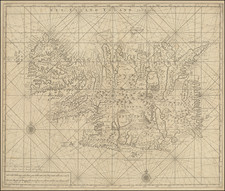 Iceland Map By Gerard Van Keulen