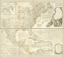 United States, Southeast, North America and American Revolution Map By Robert Sayer