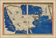 Arabian Peninsula Map By Claudius Ptolemy / Francesco Berlinghieri