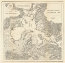 Wyoming Map By U.S. Geological Survey / Ferdinand Vandeveer Hayden