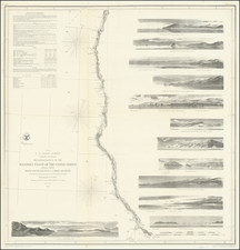 Oregon and California Map By United States Coast Survey