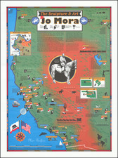 Pictorial Maps and California Map By Jo Mora / Nigel Holmes