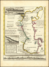 The Caspian Sea Drawn by the Czar's Special Command By Carl van Verden in the Year 1719, 1720 and 1721 . . . 