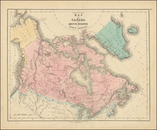 Gall & Inglis' Map of Canada and Arctic Regions of North America