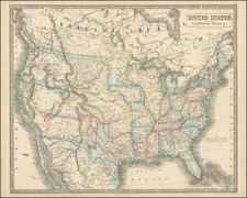 United States Map By George Philip