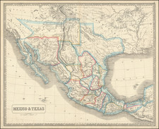 South, Texas, Plains, Southwest, Colorado, New Mexico, Rocky Mountains, Colorado and California Map By George Philip & Son