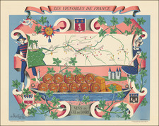 France, Paris and Île-de-France and Pictorial Maps Map By M. S. Dutter