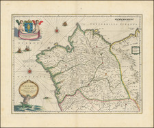 Spain Map By Willem Janszoon Blaeu