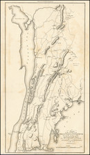 New York City, New York State and American Revolution Map By Richard Phillips