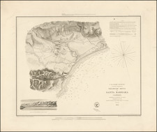 California and Other California Cities Map By United States Coast Survey