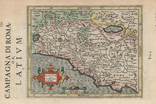 Europe and Italy Map By Henricus Hondius - Gerhard Mercator