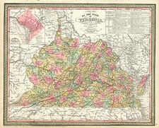 Southeast Map By Thomas, Cowperthwait & Co.