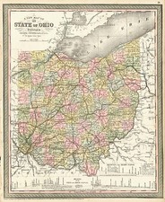 Midwest Map By Thomas, Cowperthwait & Co.