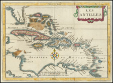 Caribbean Map By Martineau du Plessis