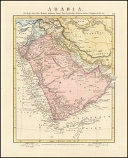 Arabian Peninsula Map By Aaron Arrowsmith