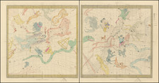 Pair of Celestial Maps (Leo, Virgo, Cancer, Gemini, Taurus, Orion, etc.) By SDUK