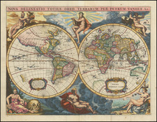 World Map By Pieter van der Aa