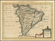 South America Map By Johannes Cloppenburg