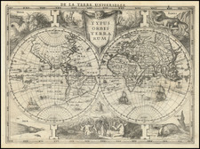 World and Australia Map By Jan Everts Cloppenburgh