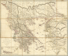 Turkey, Turkey & Asia Minor and Greece Map By Aaron Arrowsmith