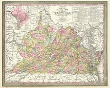 Southeast Map By Thomas, Cowperthwait & Co.