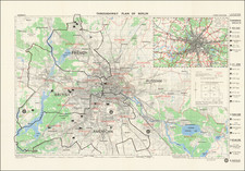 World War II and Mitteldeutschland Map By War Office