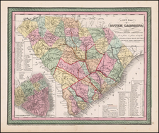 Southeast Map By Thomas, Cowperthwait & Co.