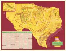 Texas Map By The Oil and Gas Journal