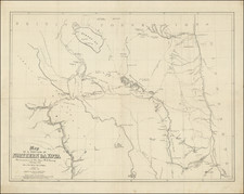 Minnesota and North Dakota Map By William J. Twining / Rice & Reed