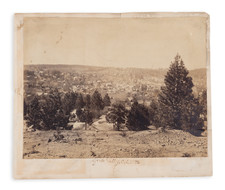 (19th-Century California Photograph) [Bird's-eye photograph view of Grass Valley, Cal. 1876]